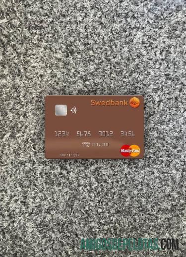Suécia Swedbank Mastercard Photolook Front baixar para verificação